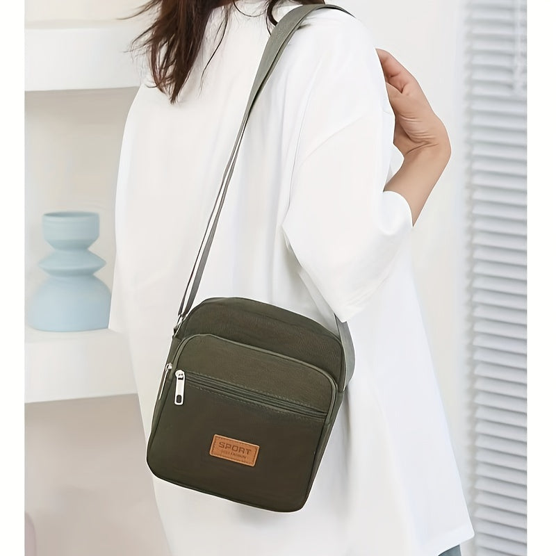 Mini Fashion Canvas Crossbody Bag - Simple Small Shoulder Handbag & Phone Purse