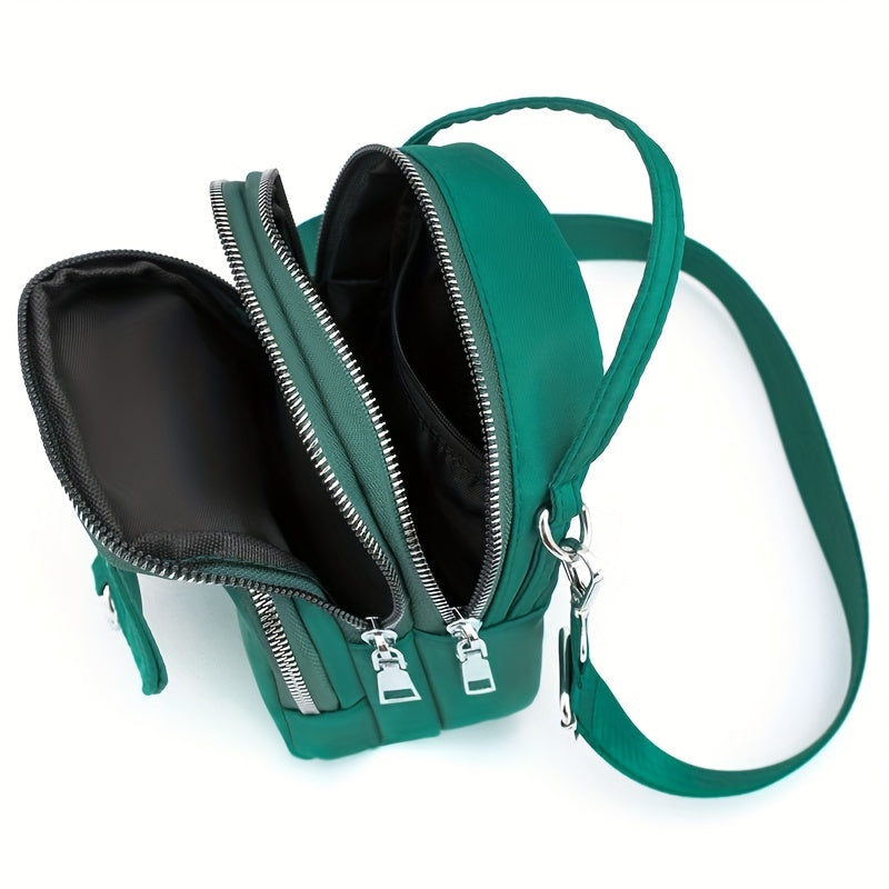 Mini Casual Design Crossbody Bag - Solid Color Satchel All-Match Shoulder Bag