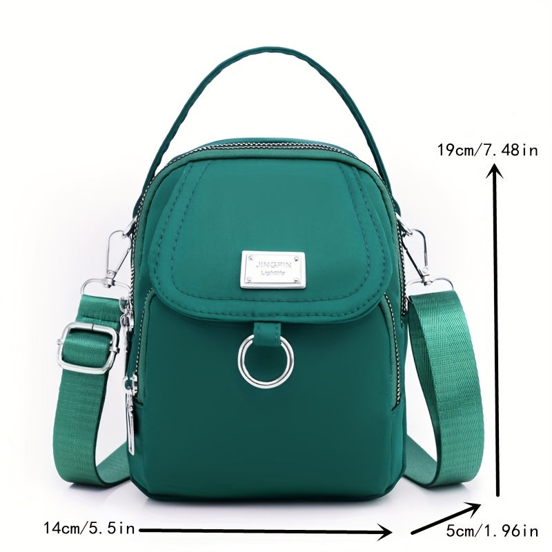 Mini Casual Design Crossbody Bag - Solid Color Satchel All-Match Shoulder Bag