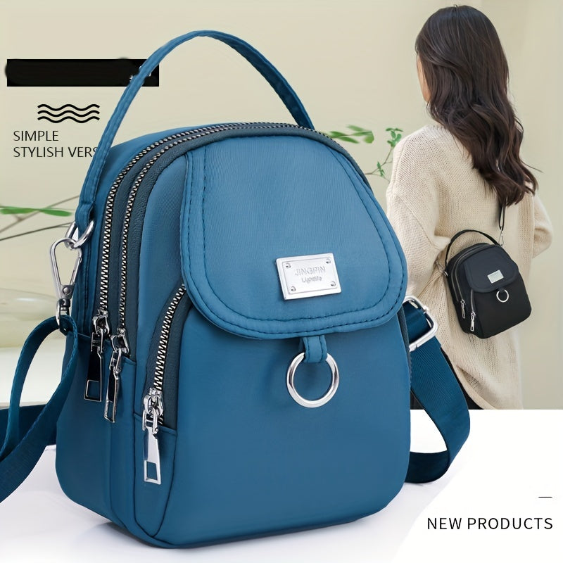 Mini Casual Design Crossbody Bag - Solid Color Satchel All-Match Shoulder Bag