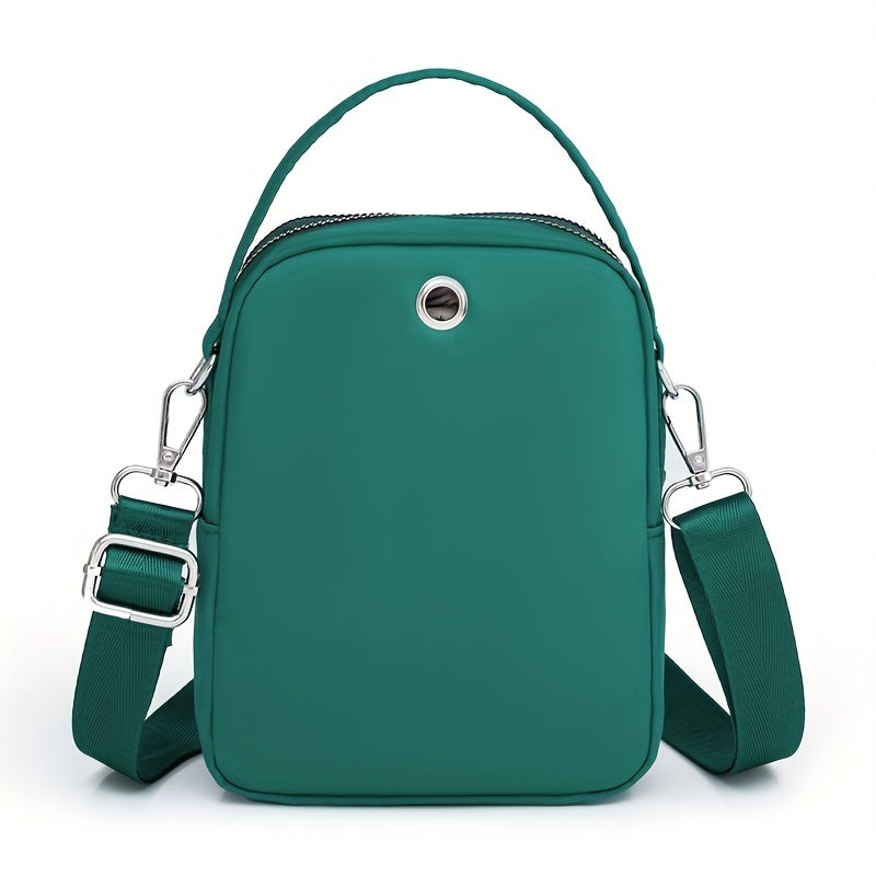 Mini Casual Design Crossbody Bag - Solid Color Satchel All-Match Shoulder Bag
